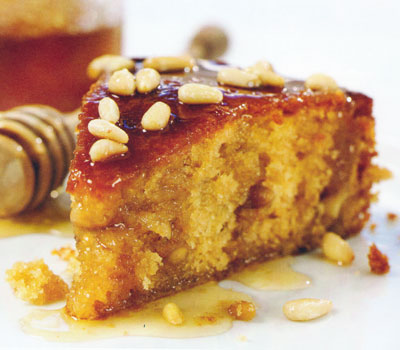 Honey and pine nut cake recipe