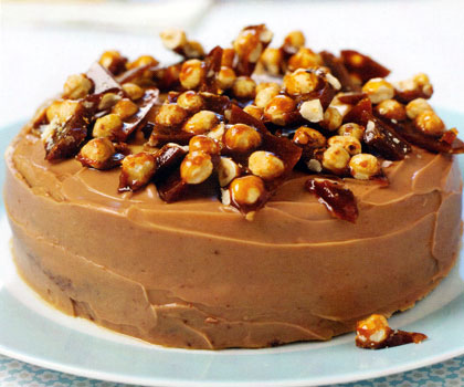 Coffee and Praline Layer Cake Recipe