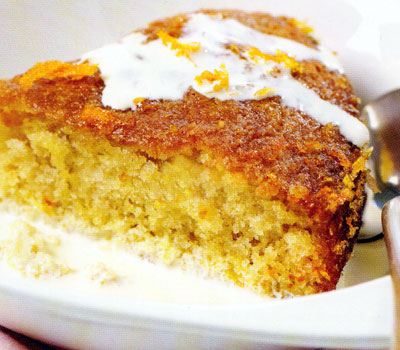 Orange syrup cake