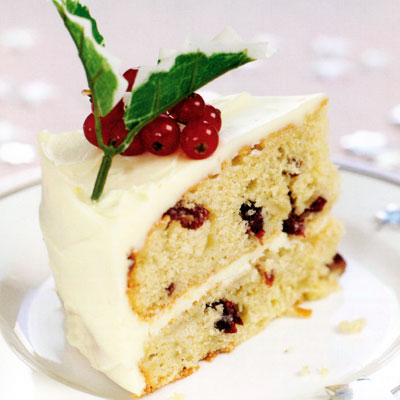 Pear and Cranberry Christmas Cake Recipe