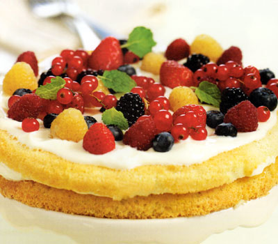 Lemon Berry Cake Recipe