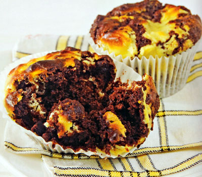 Chocolate Cheesecake Muffins Recipe