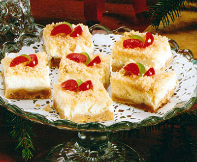 Holiday Cheesecake Bars Recipe