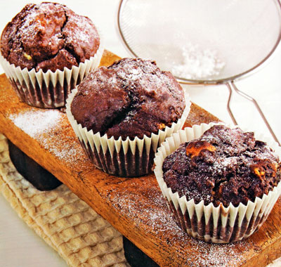 Triple Chocolate Muffins