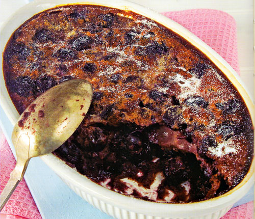 Chocolate and Cherry Clafoutis Recipe