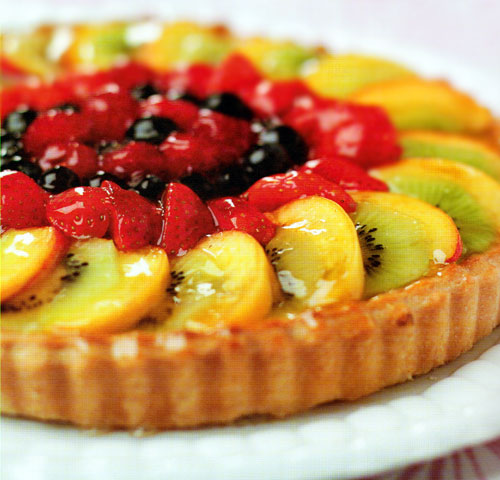 Glazed Fruit Tart Recipe