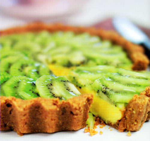 Glazed Kiwi and Lime Tart Recipe