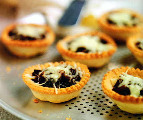 Onion Chutney Tartlets Recipe