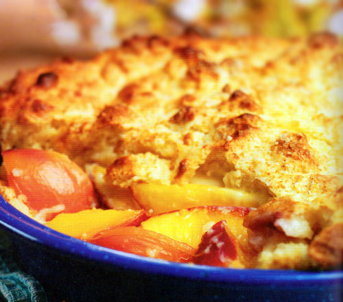 Fresh Nectarine Cobbler with Citrus-Scented Crust Recipe