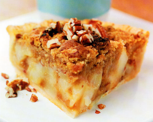 Pear Pie with Pecan Streusel Topping Recipe