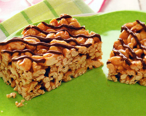 Caramel Cereal Treats Recipe