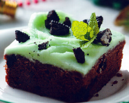 Mint Cookies and Cream Brownies Recipe