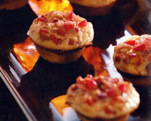 Bacon-Cheese Biscuit Bites Recipe - Baking and Desserts