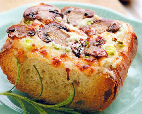 Mushroom Cheese Bread Recipe